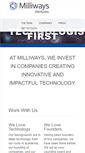 Mobile Screenshot of milliwaysventures.com